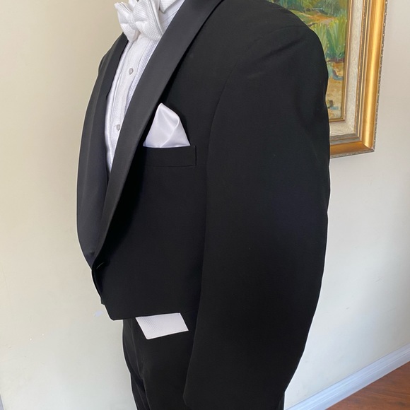Vintage Shawl Lapel Tails Tuxedo Jacket - Picture 3 of 4